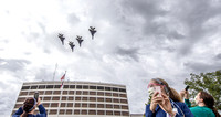 Eastern NC Healthcare Workers F-15 Flyover